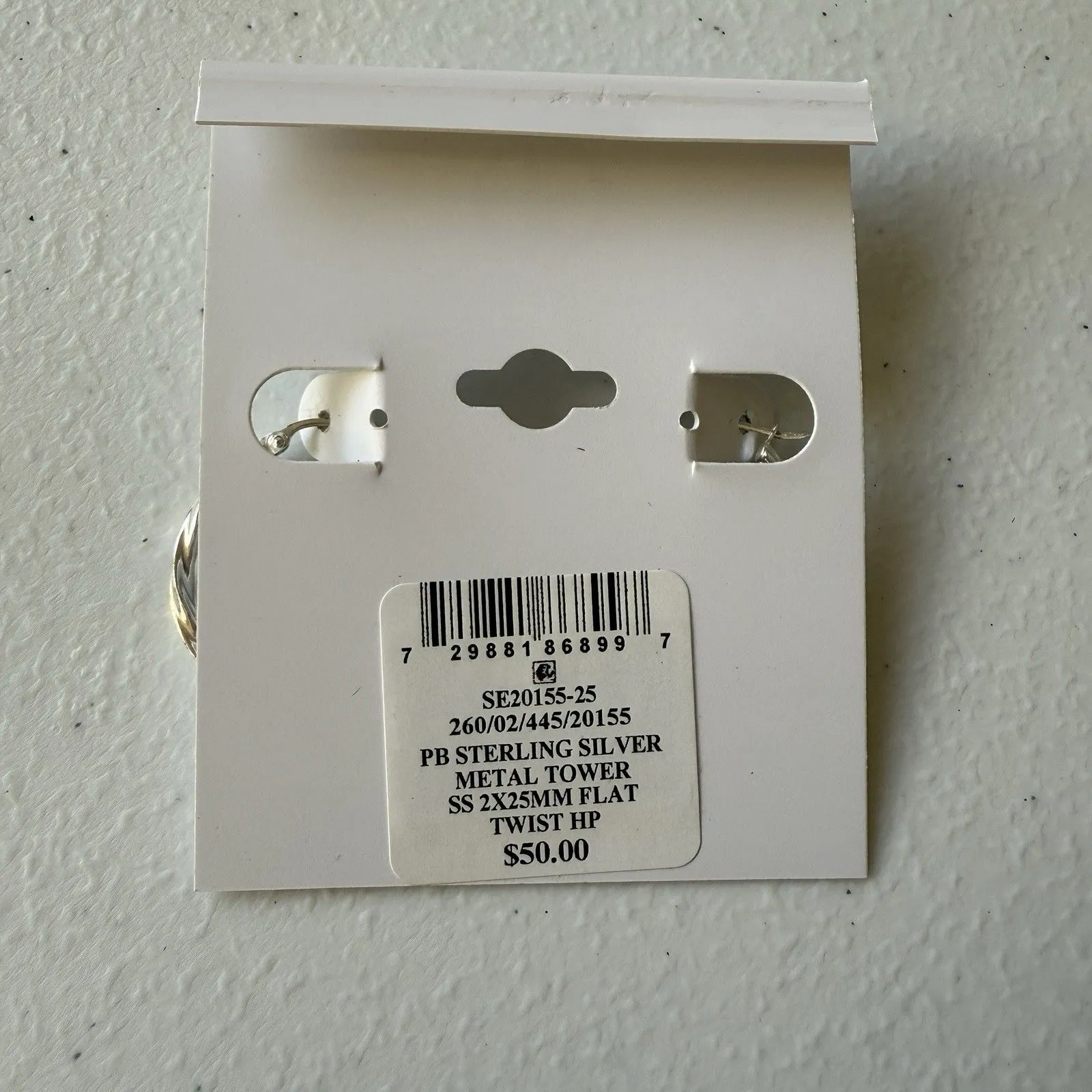 NWT Giani Bernini 925 Sterling Silver Twisted Hoop Earrings For Macy’s - Image 2