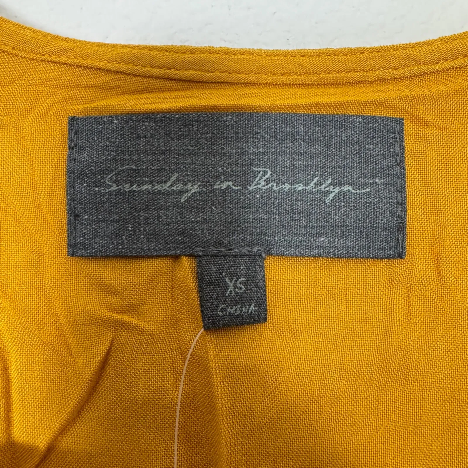 Anthropologie Sunday in Brooklyn Open Short Sleeve Jacket Oversized XS Lagenlook - Image 4