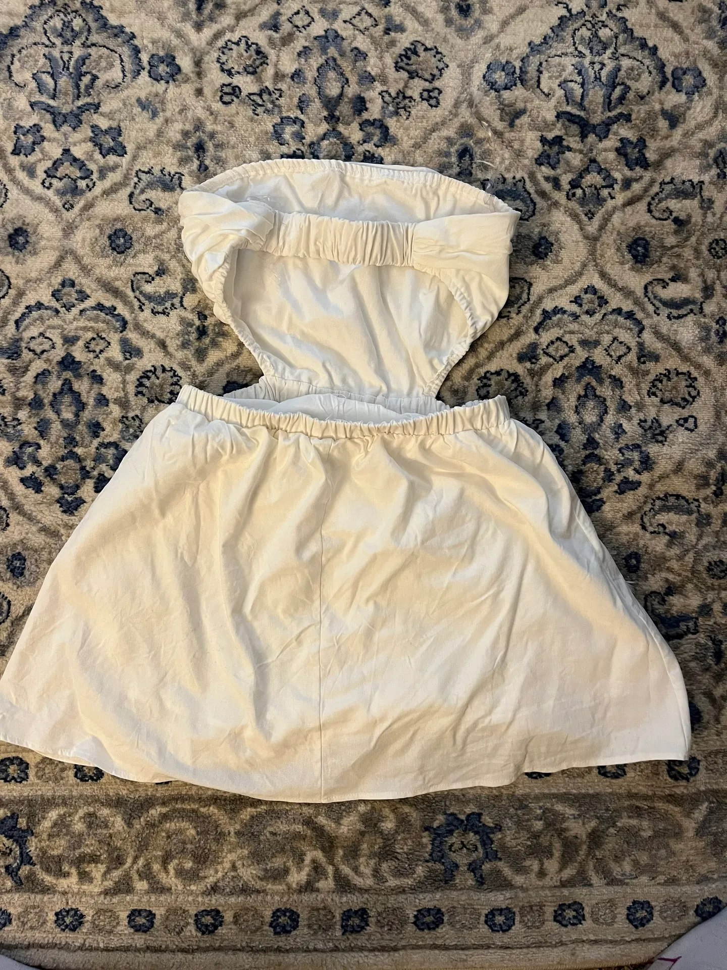 White Cutout Dress - Image 4