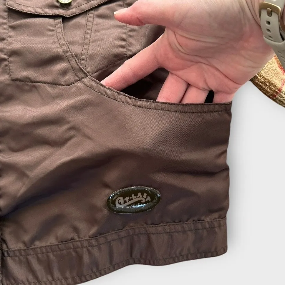 Vintage Y2K At Last Jeanswear Plaid Jacket | Rockabilly Grunge 70s Women’s Large Brown - Image 4