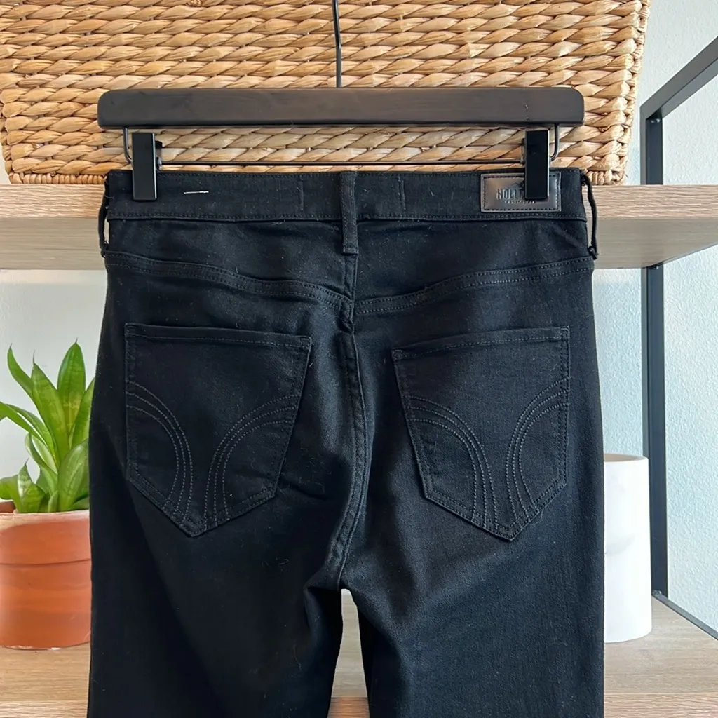 NWT Hollister High-Rise No Fade Black Super Skinny Soft Stretch Jeans, 27 / 5 - Image 5