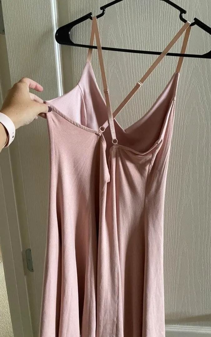 Windsor Pink Suede Dress - Image 3