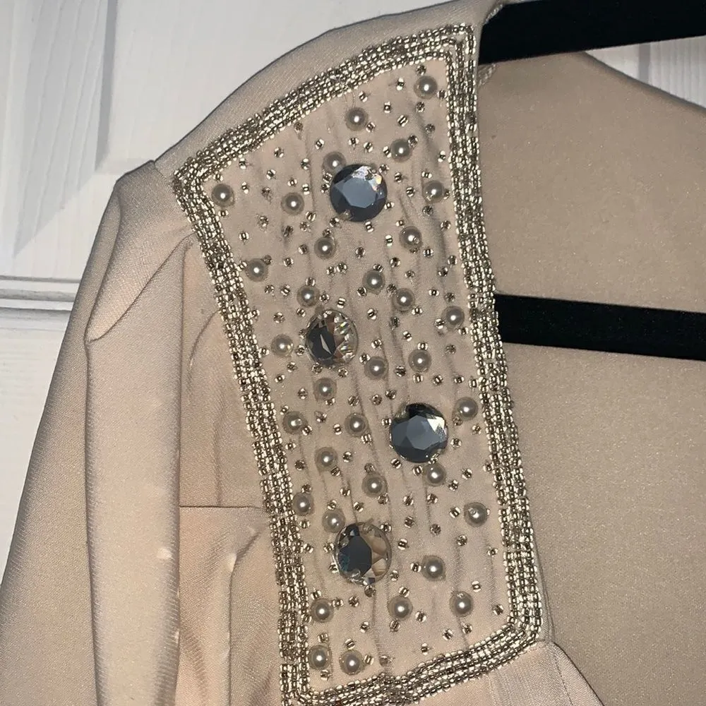 Adrianna Papell Ruffled Formal Cocktail Dress - Image 4