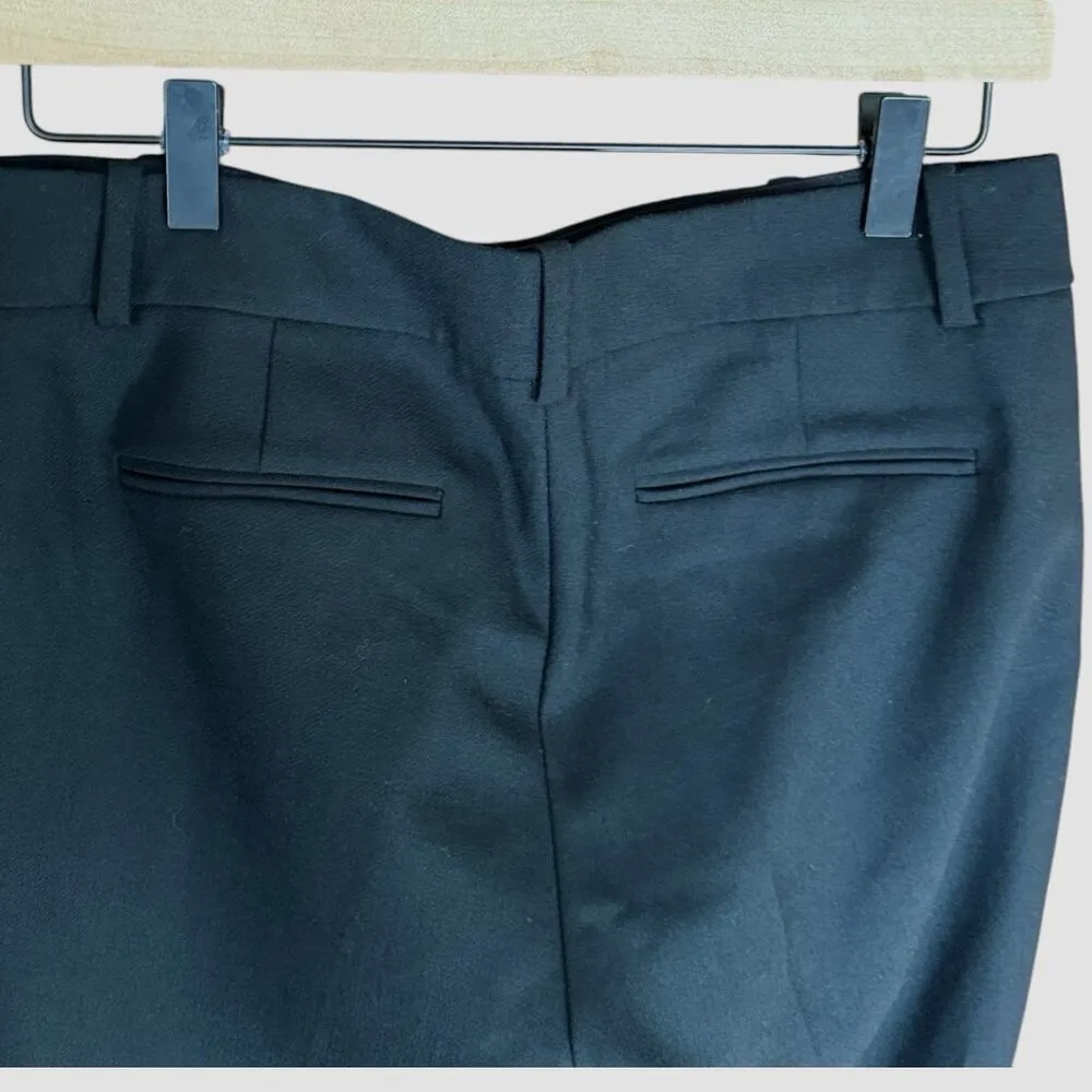 J. Crew Solid Black Minnie Tapered Ankle Dress Pants Womens Work Trousers Size 4 - Image 6