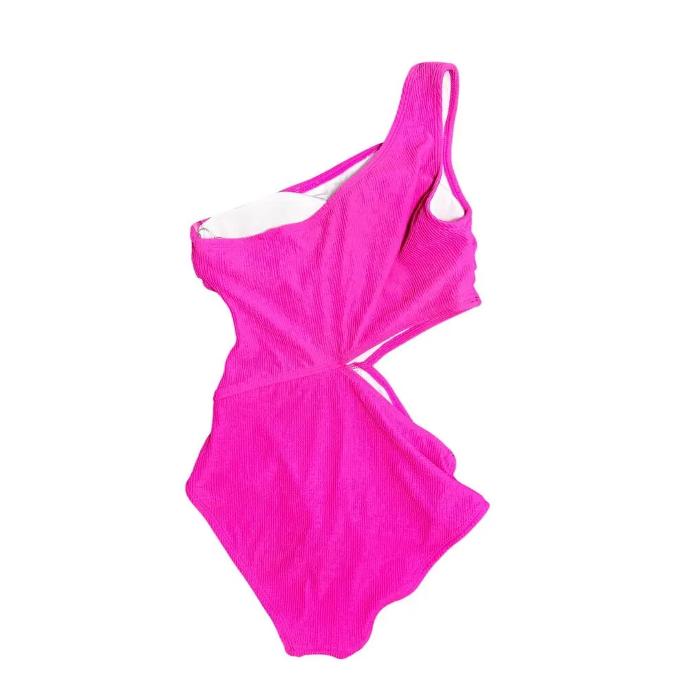 Brand New Michael Michael Kors Women's Size 12 Cerise Pink One Piece Swimsuit - Image 7