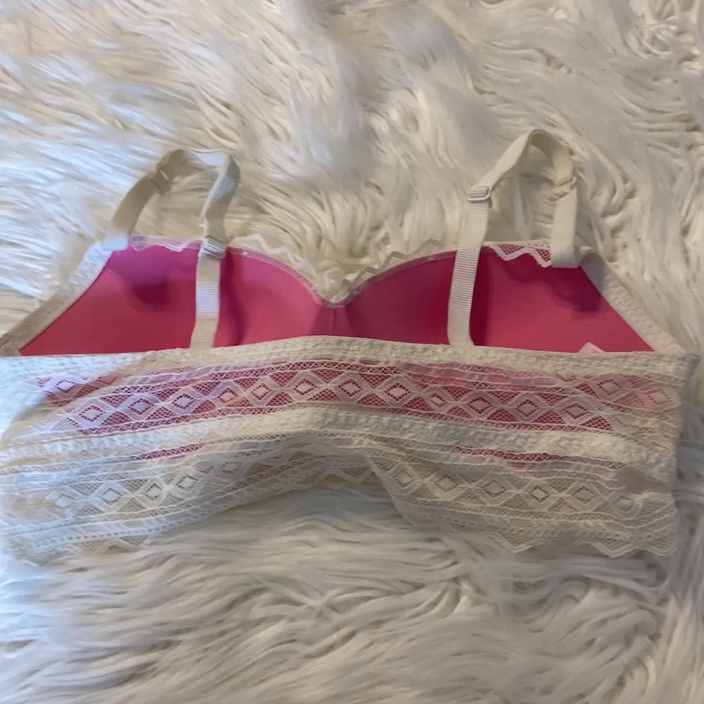 Pink bra let Size M excellent condition see pictures for condition - Image 7