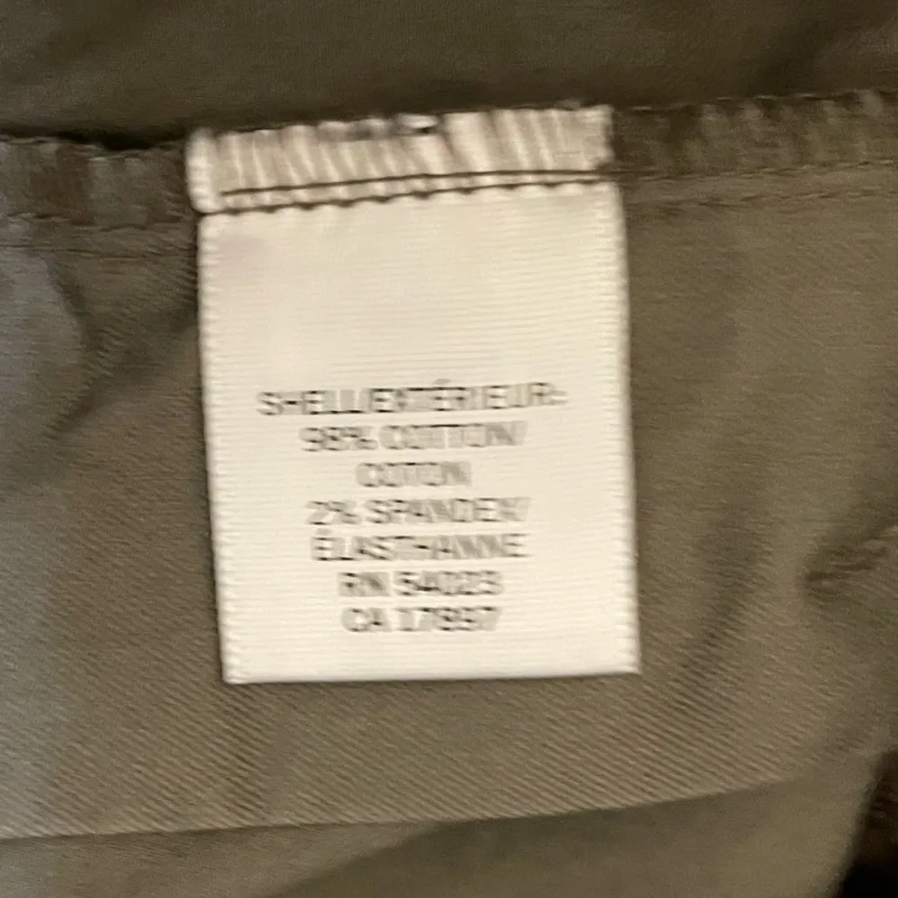 Banana Republic Women's Grayish Shorts size 14 roll-up preppy zip fly chino NWOT - Image 8