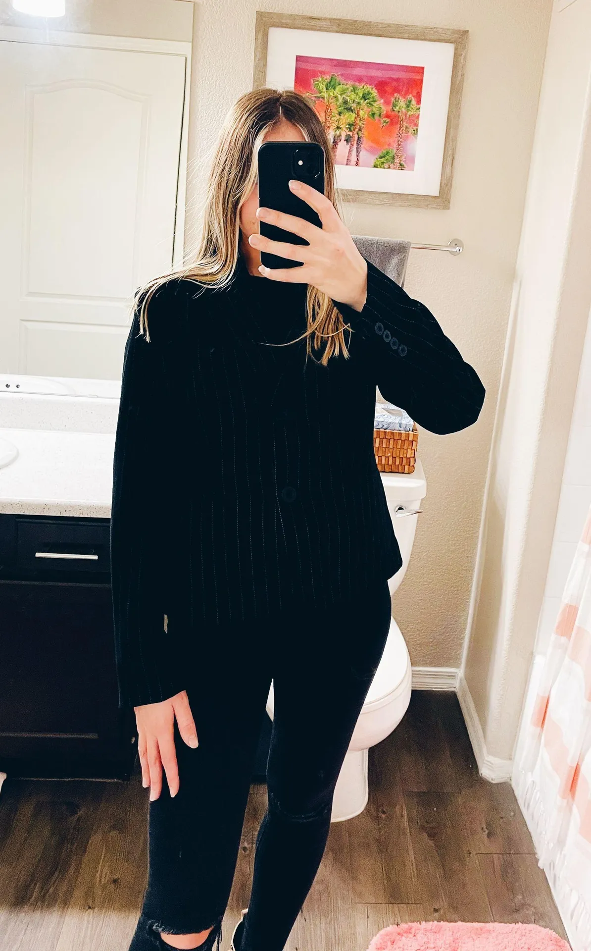 Chadwick's s Black and Stripe Blazer and Skirt - Image 6