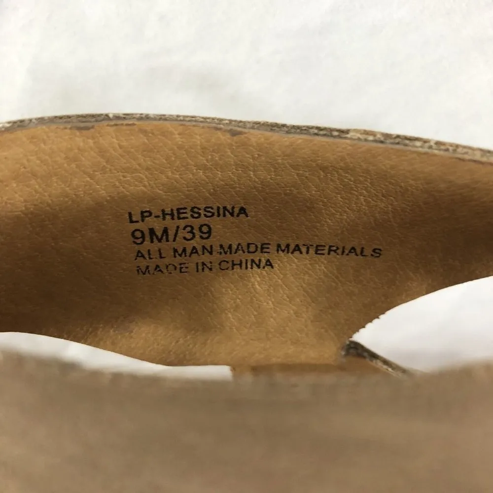 Lucky Brand Womens Shoes Hessina Gladiator Sandal Brown Lace Up Size 9 - Image 7