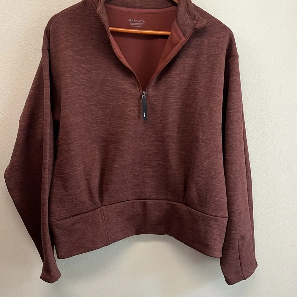Athleta  Altitude POLARTEC Half Zip Sweatshirt NWT SzM - Image 7
