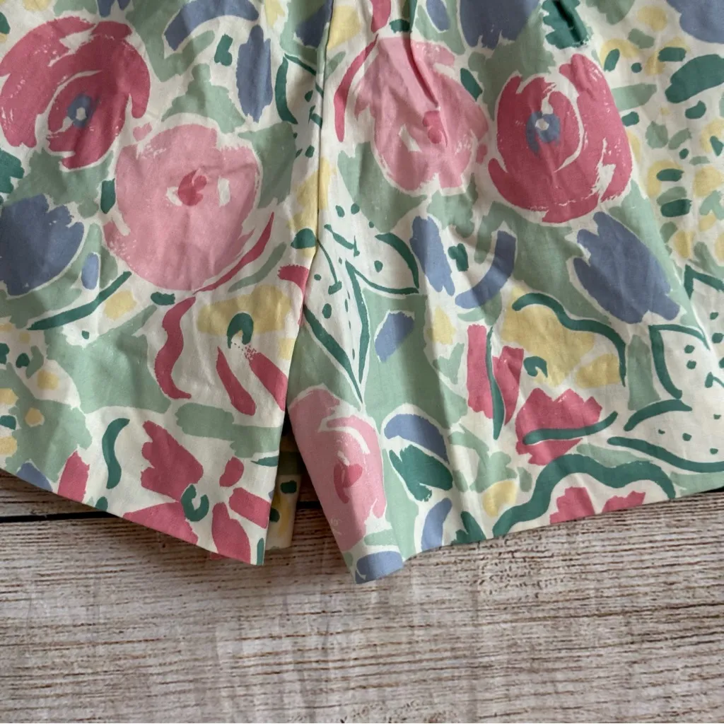 Vintage Laura Ashley Size 6 Floral 100% Cotton Shorts - Image 5