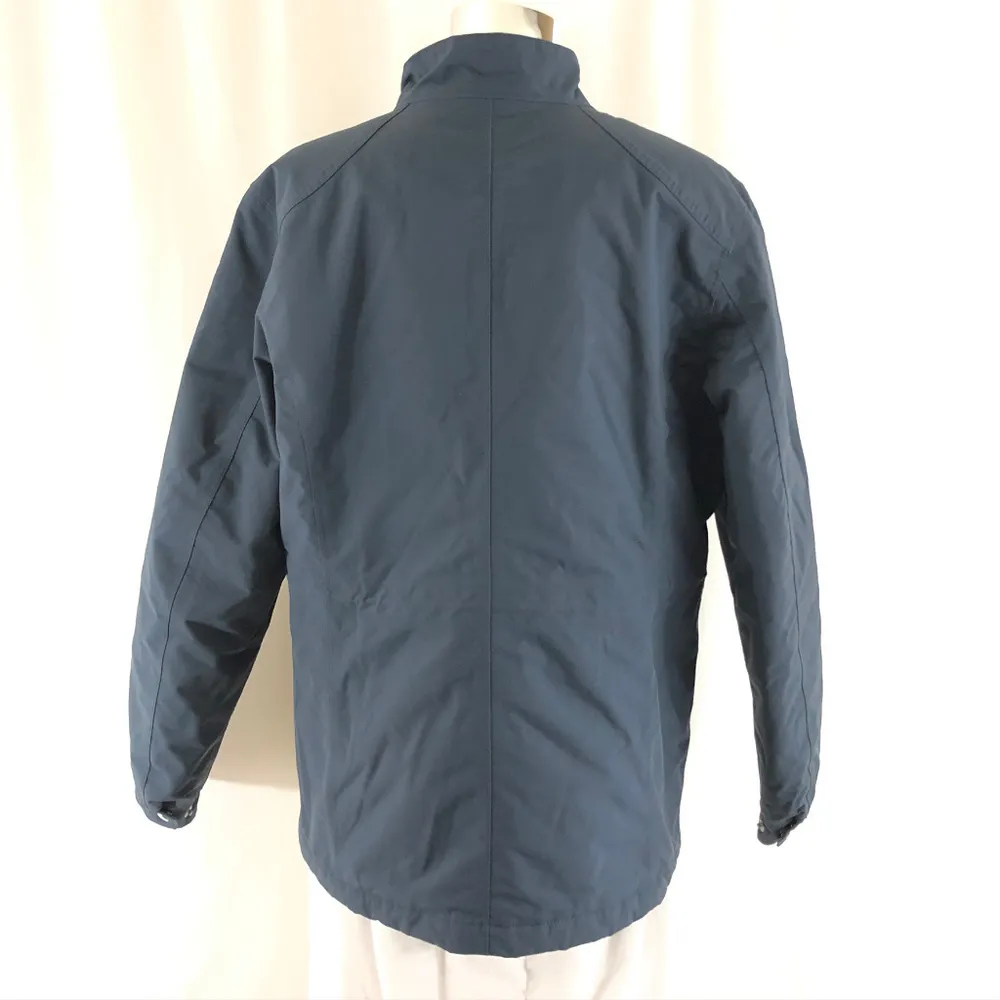 Lands' End  Womens Jacket Quilted Lining Button Zip - Image 3