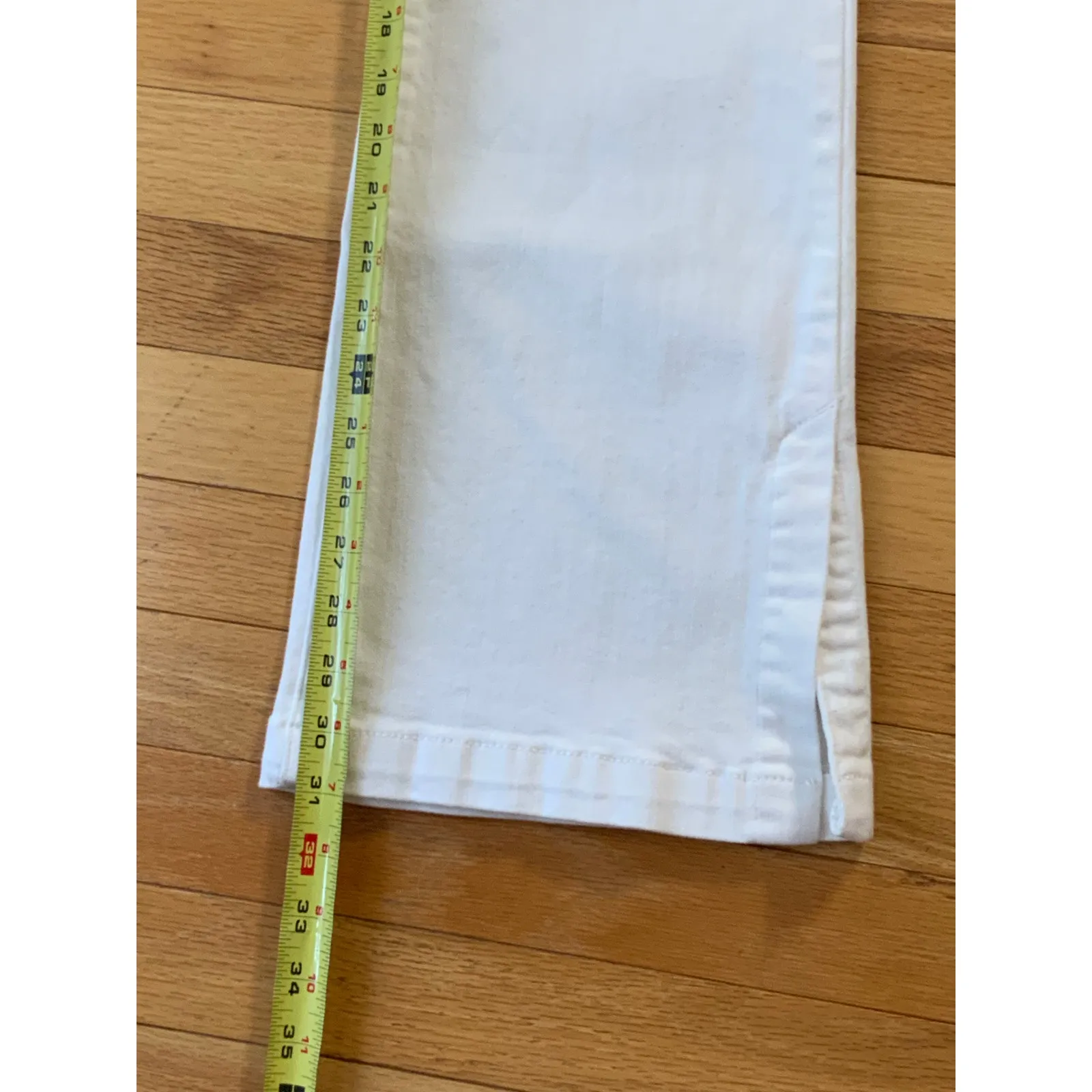 Judy Blue High Waist White Side Slit‎ Slim Bootcut Denim Jeans NWT size 7/28 - Image 12