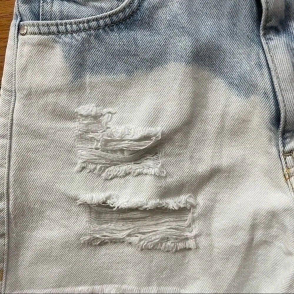 tie dye denim shorts  Size 0 - Image 5