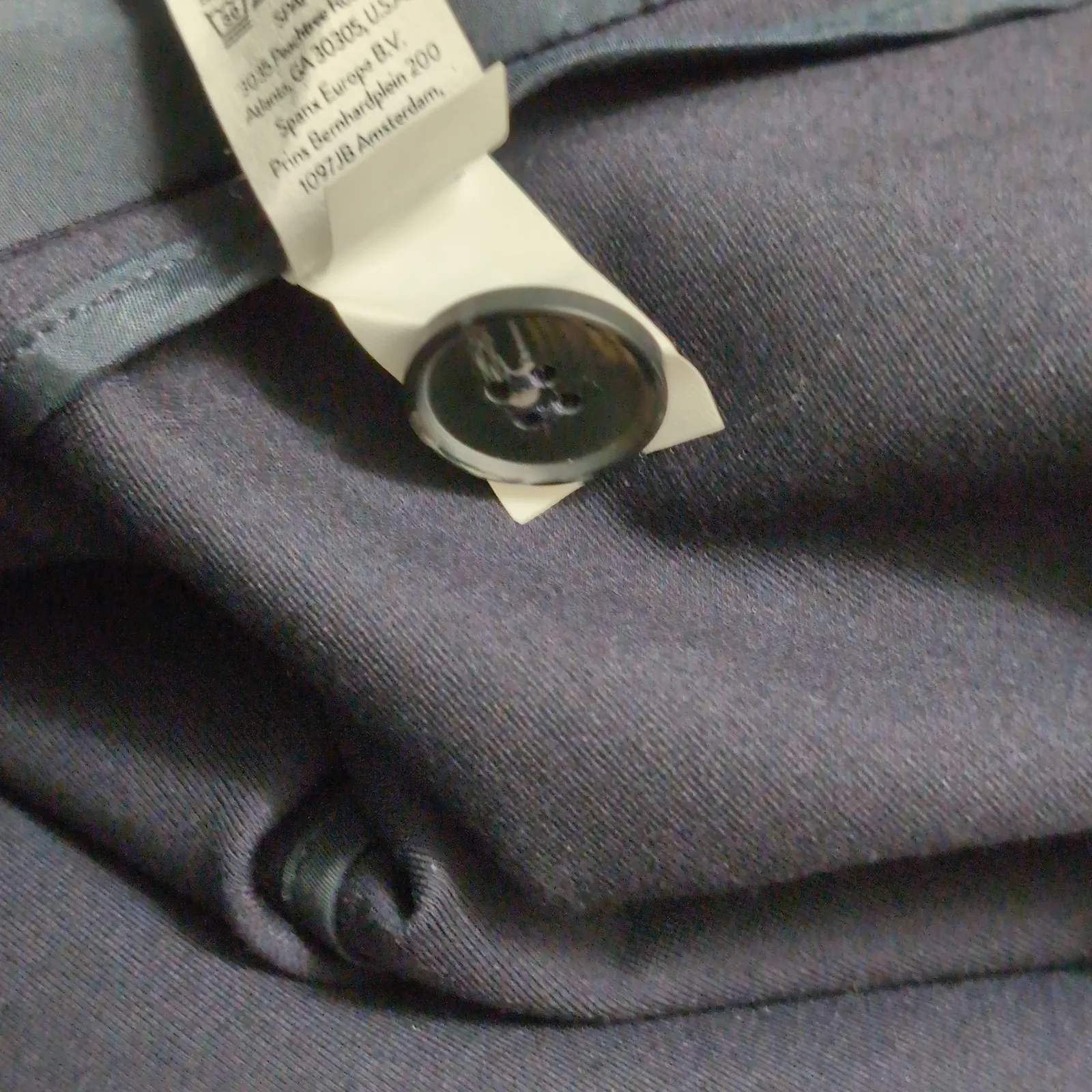 NWT Spanx Perfect Collarless Blazer Classic Navy Blue Size XL - Image 11