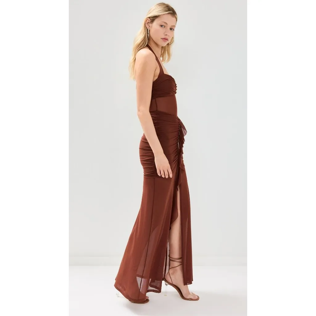 Runaway The Label Tallula Maxi Dress in Espresso New Small Womens Gown - Image 14
