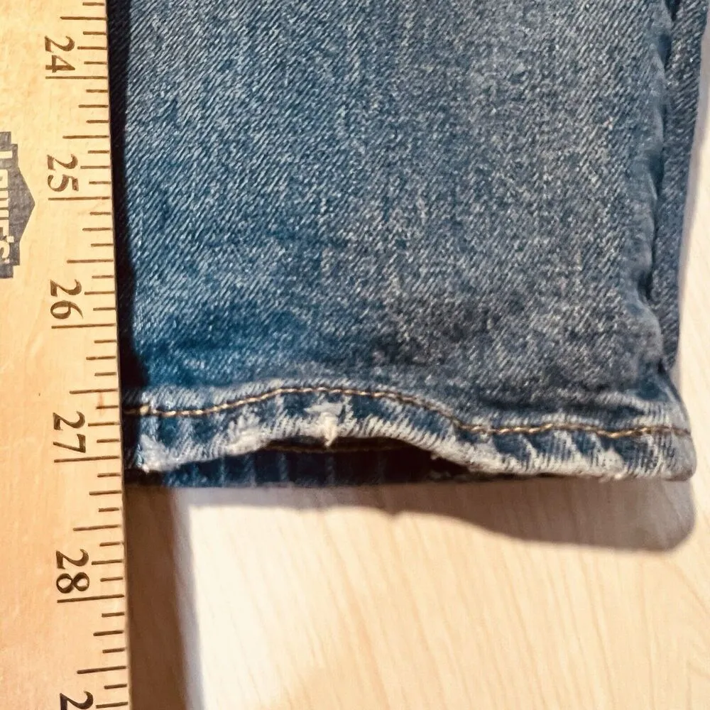Old Navy Jeans Womens 12 Blue Denim OG Loose High Rise Baggy Retro 32x27 - Image 9