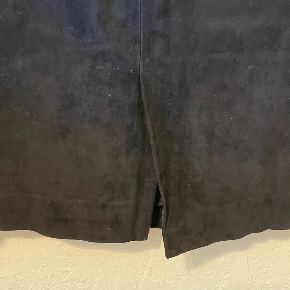 90’s Tissagè Genuine Leather high waist midi skirt - Image 6