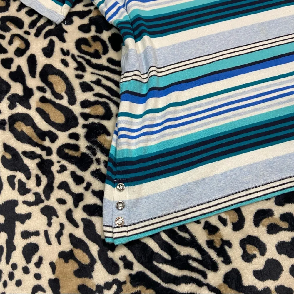 Croft & Barrow Blue striped shirt - Image 4