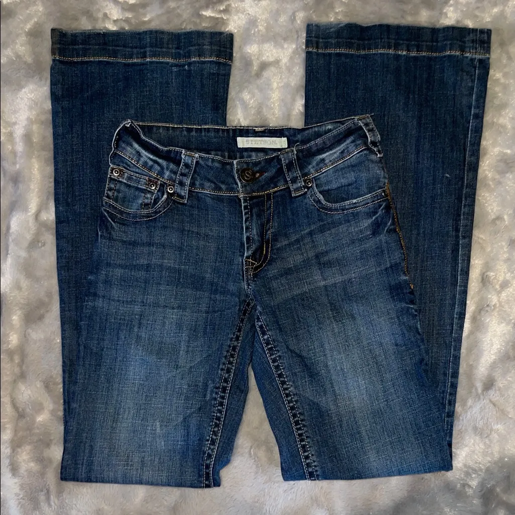 Stetson City Trader Jeans | 0 Long | Blue Denim | Western-Inspired Fit - Image 8