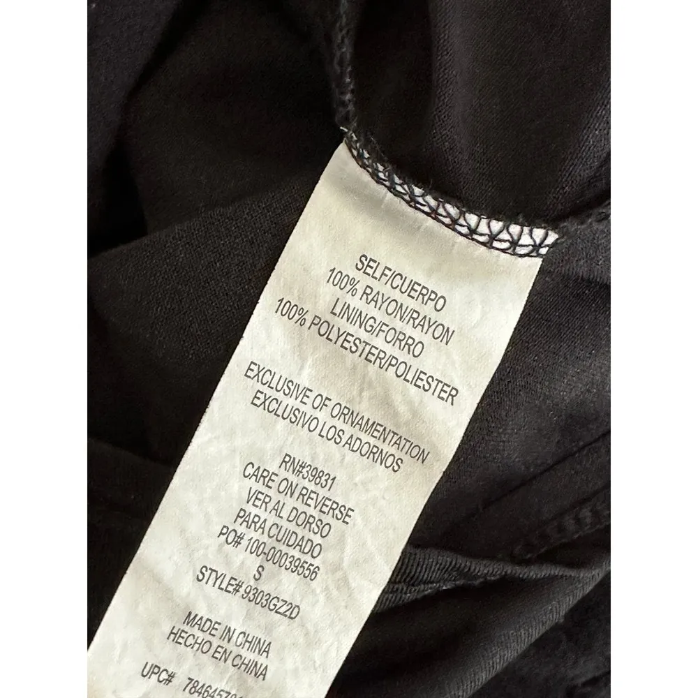 My Michelle Womens Black Halter Neck Open Front Short Romper Size Small - Image 7