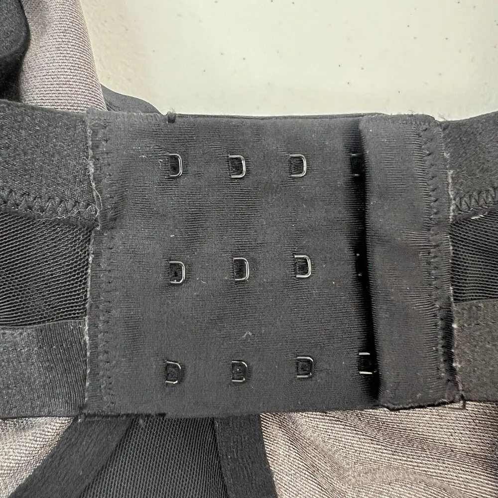 Soma 44DD Bra Unbelievable Minimizer Underwire Sheer Black Unlined Lightweight Size undefined - Image 7