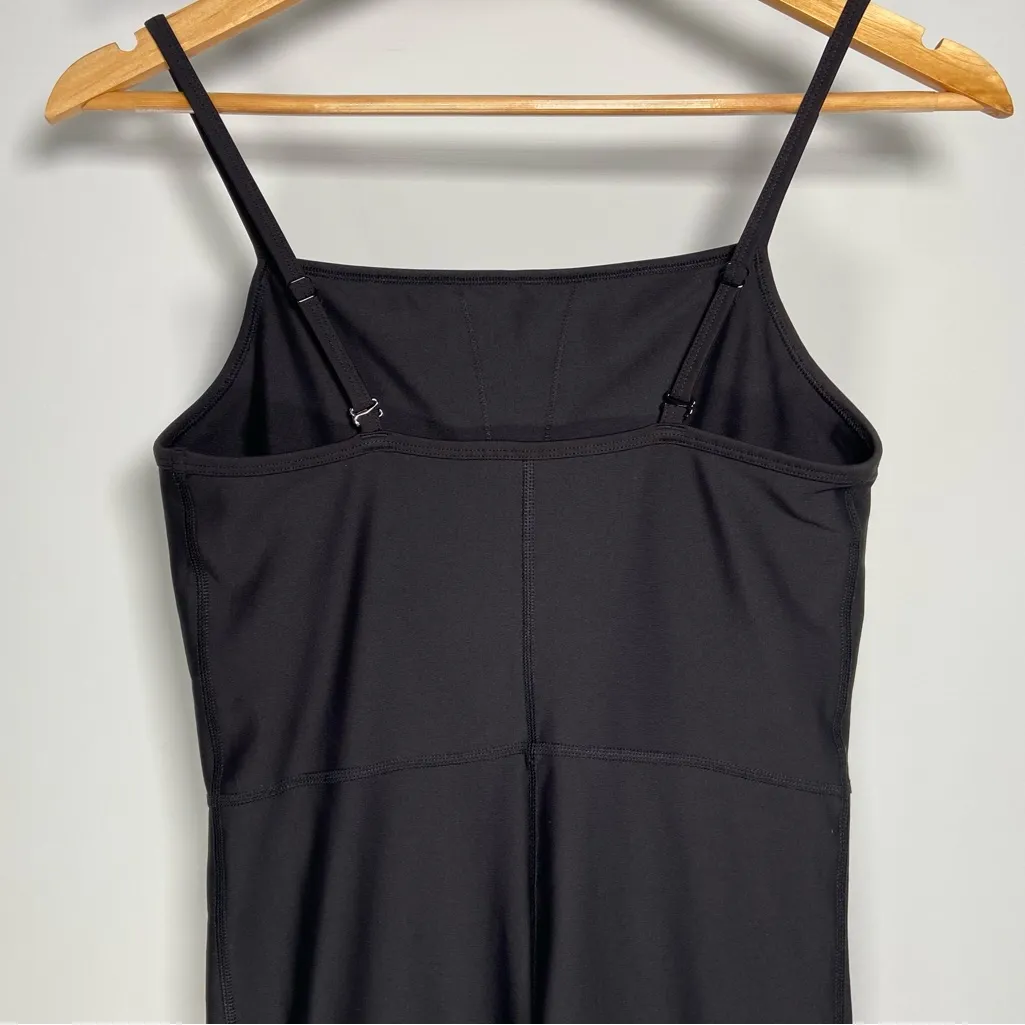 Old Navy Active Powersoft Black Jumpsuit Athletic Bodysuit Pilates Tennis Yoga M - Image 7