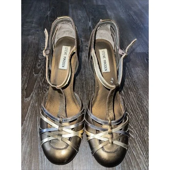 Steve Madden Madden Girl Multi Color Platform Shoes Women's Size 8.5Medium S-100 - Image 2