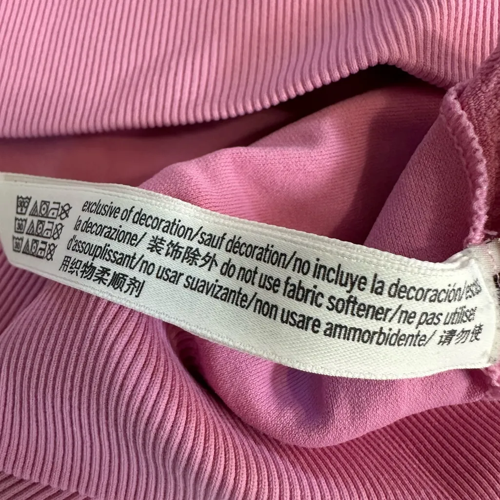 PINK Seamless Cable Plunge Sports Bra Sz XXL - Image 9