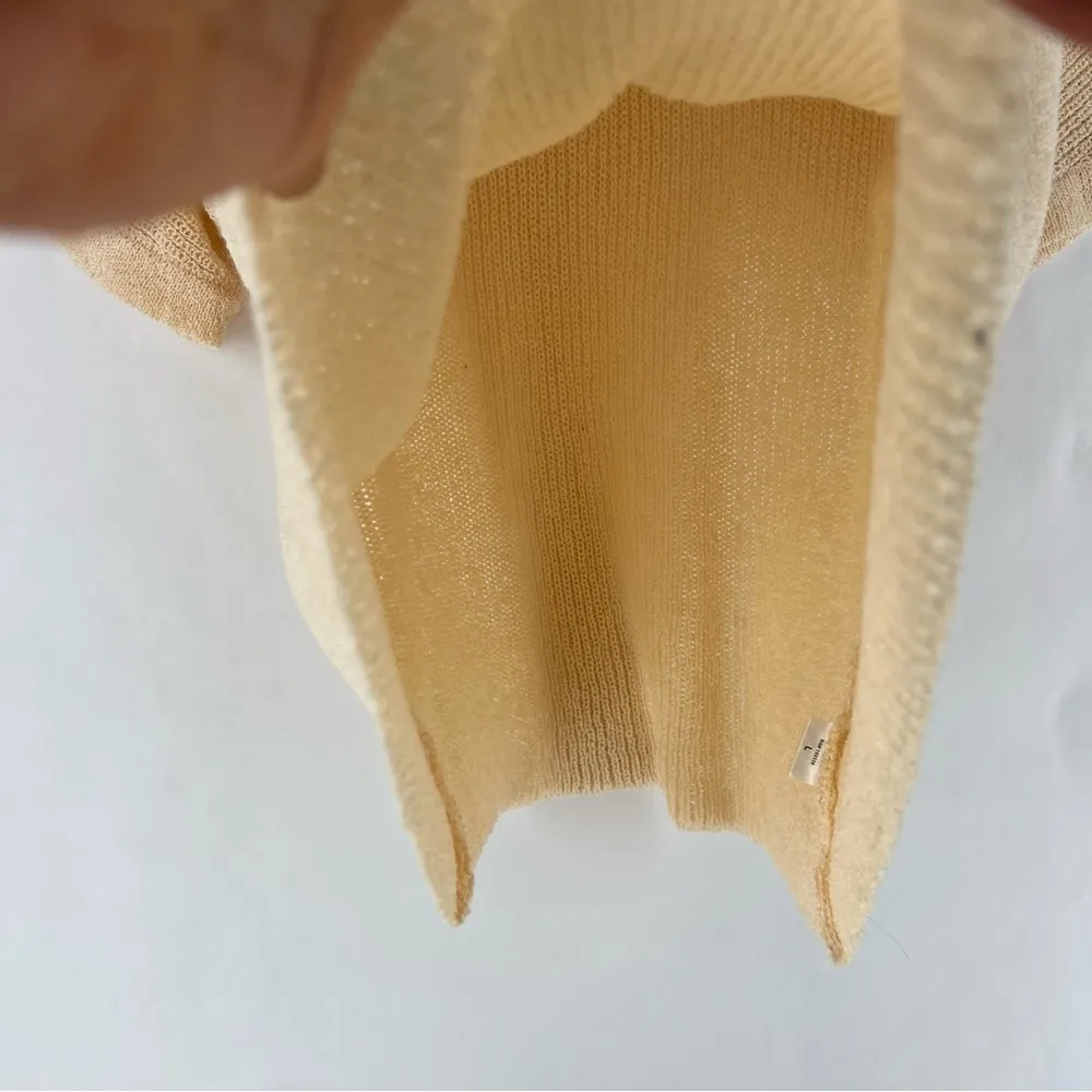 Driftwood Daydreams Hooded Short Sleeve Dolman Oversized‎ Open Knit Sweater L Size L - Image 7