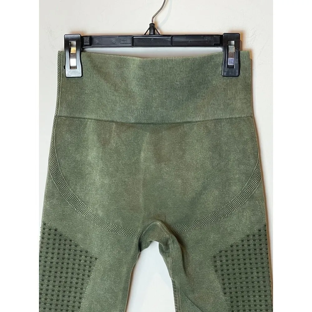 GRRRL Clothing Lucky Jade‎ Seamless Leggings Size Weili/Victoria Green - Image 9