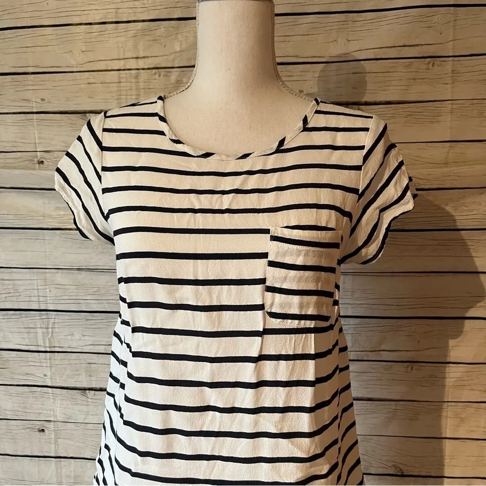 H&M Mama Striped T-Shirt Size Small - Image 4