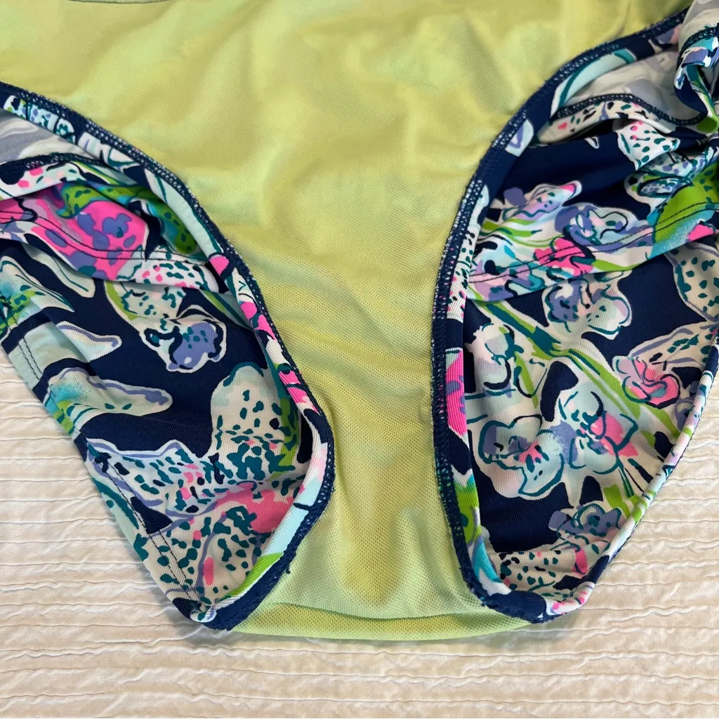 Lilly Pulitzer Bliss Halter Tankini and Lagoon Sarong bottom set Deep Sea Navy 4 - Image 12