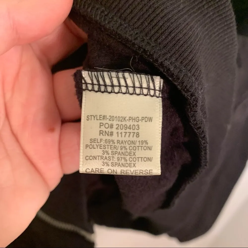 Lovestitch Oakley Fleece Bomber Jacket Sweatshirt - Image 11