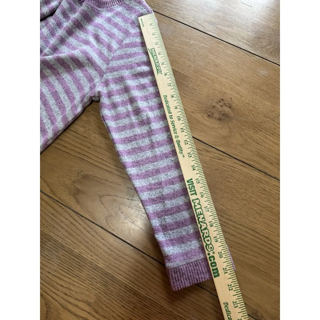 Habitat Clothes To Live In Sweater Women Size Small Soft Knit Pullover Stretch Purple - Image 8