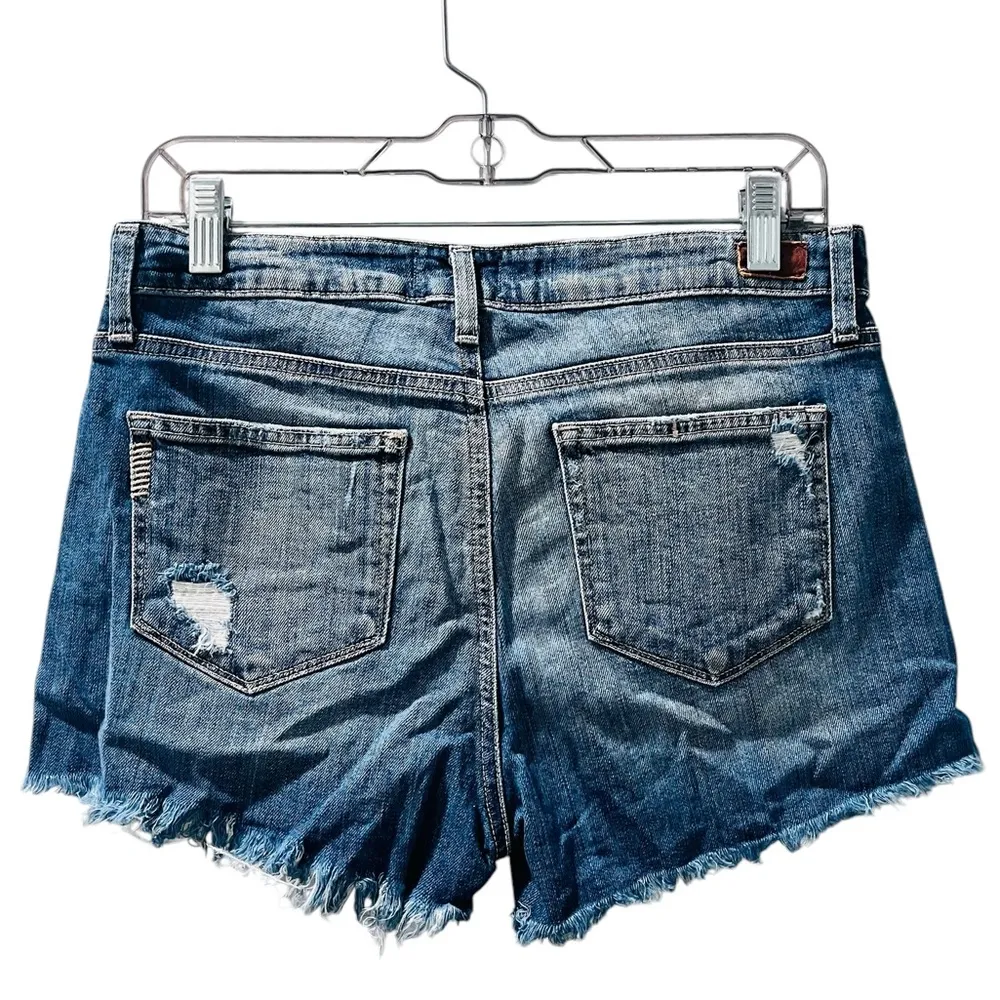 Paige Cut Off Denim Blue Jean Shorts Women's Size 29 Casual Boho Western Pockets - Image 5
