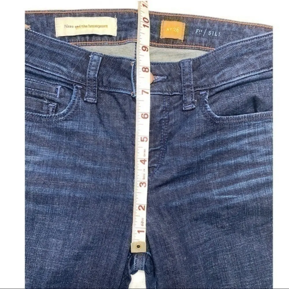 Pilcro & The Letterpress Anthropologie Size 26 Stet Slim Ankle Dark Wash Jeans - Image 14