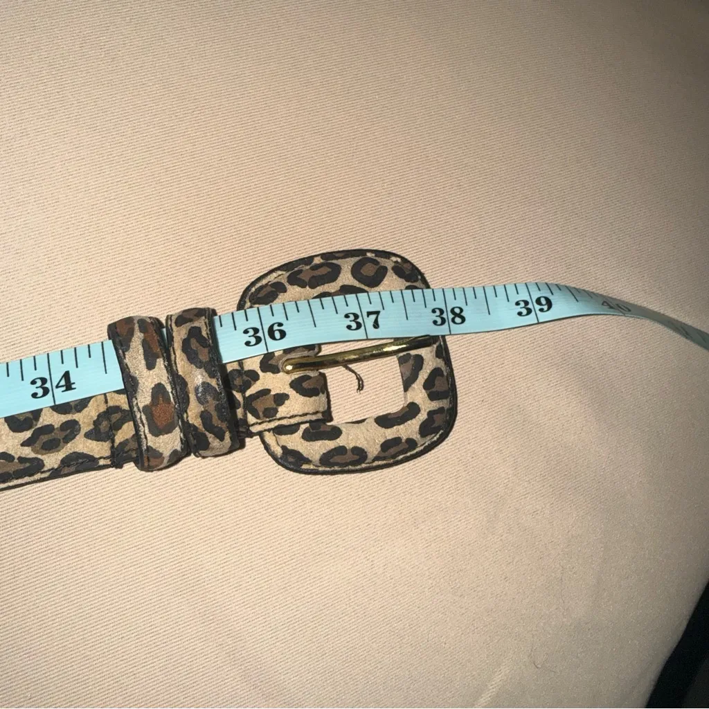 Leopard print belt - Image 3