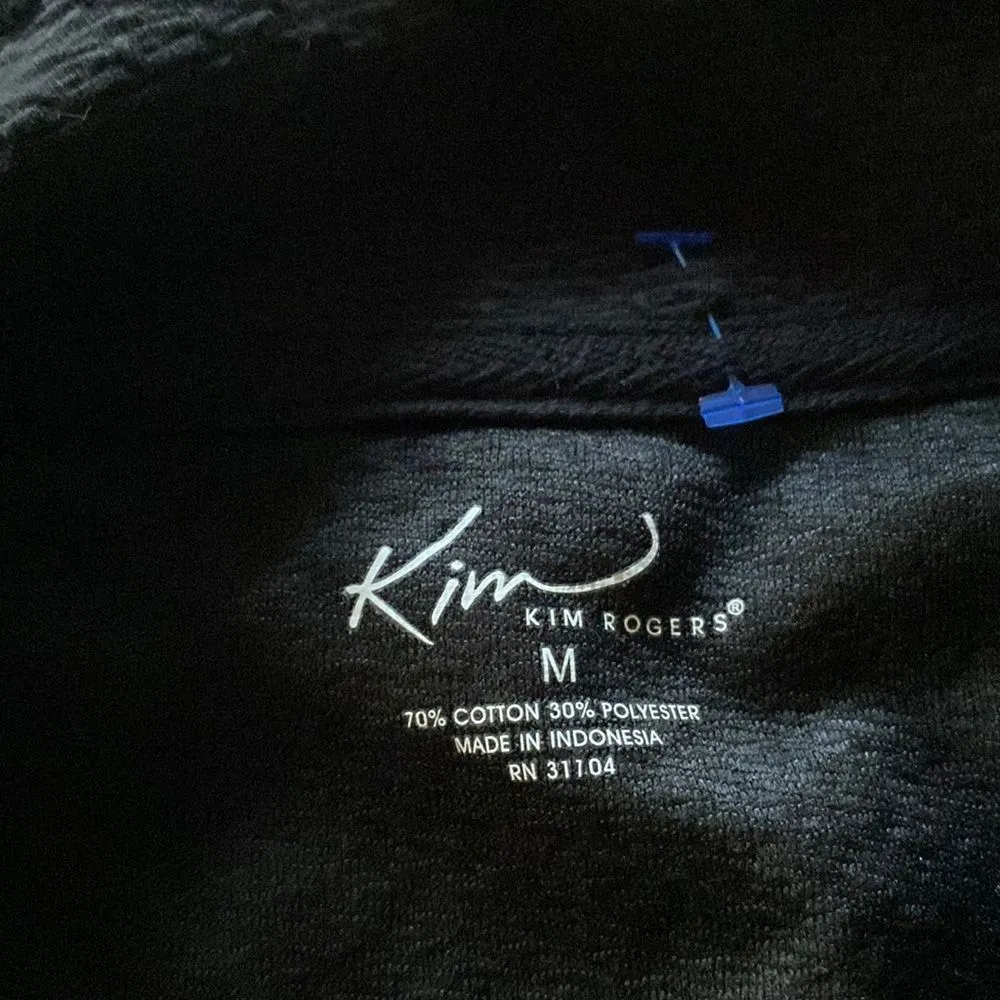Kim Roger's Casual Stretch Jersey Jacket SIZE M - Image 3