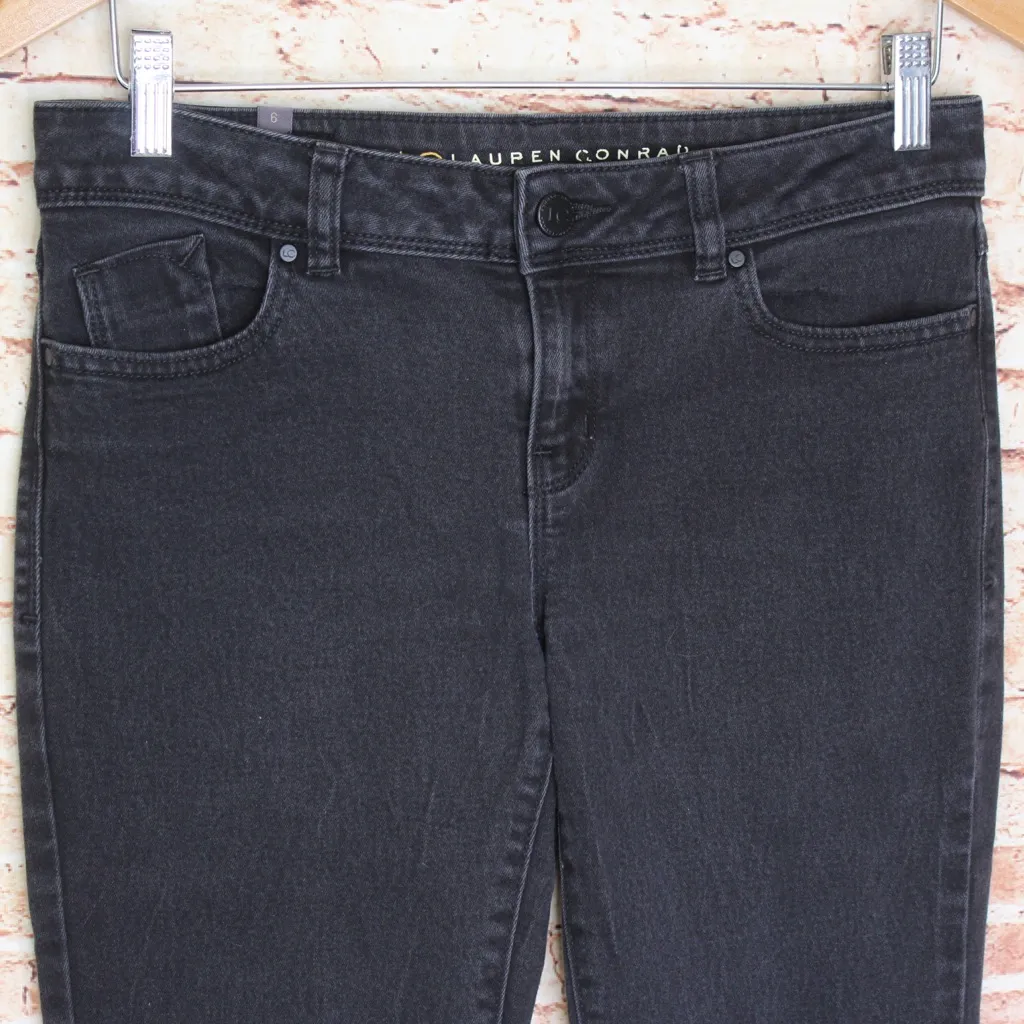 LC Lauren Conrad | Black Straight Leg Jeans - Image 2