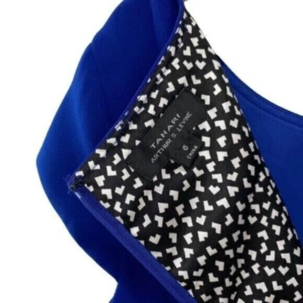 Tahari Women’s Cobalt Blue Sheath Dress - Image 12