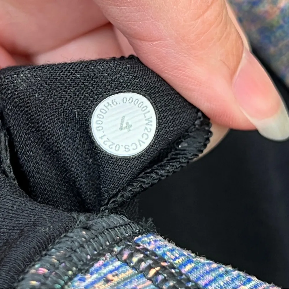 Lululemon Energy Bra High Neck Longline 4 W2CVCS Spectral Fusion Multicolor - Image 3