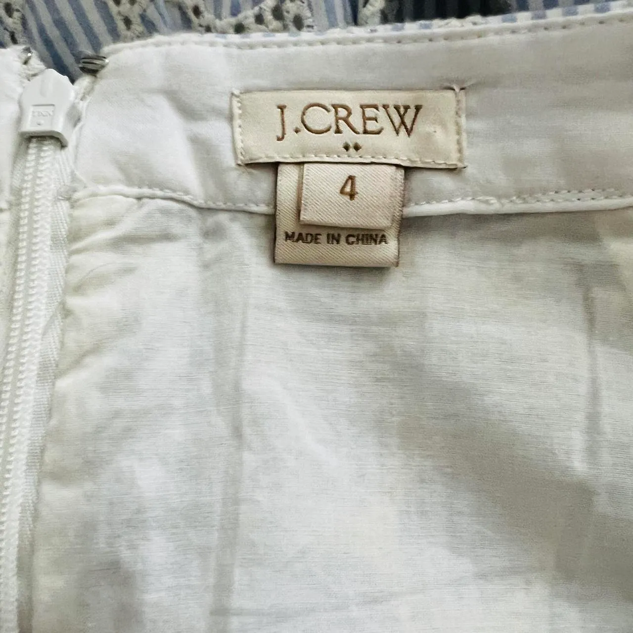 Esplanade Seersucker Eyelet Mini Skirt - Image 4