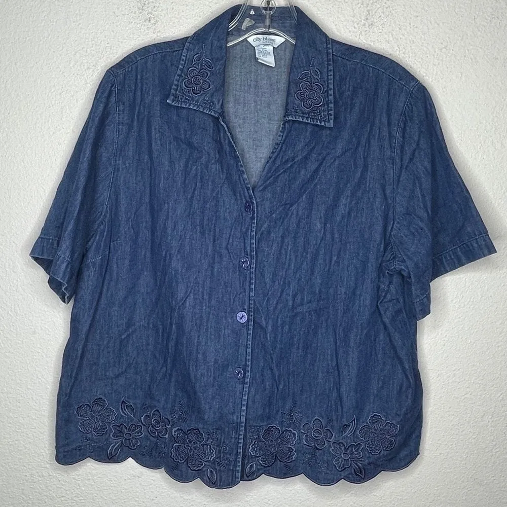 City Blues by‎ Koret Shirt Blue Size undefined - Image 5