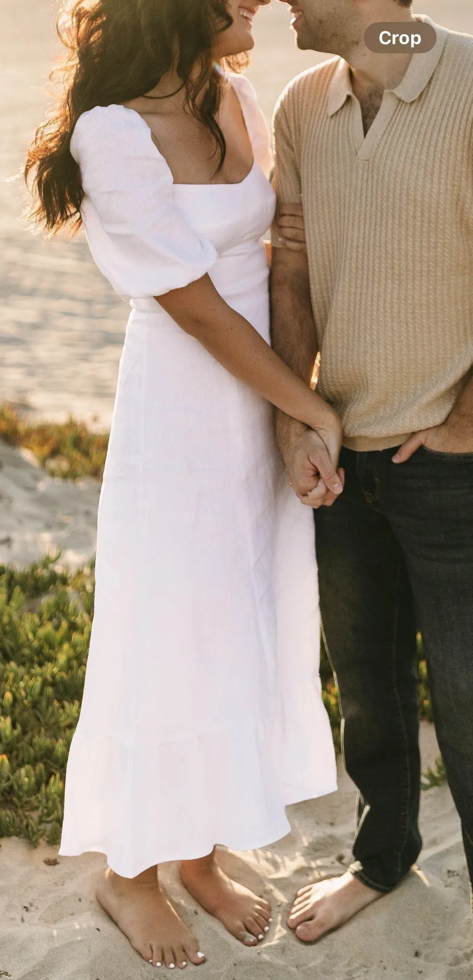 White Midi Dress - Image 4