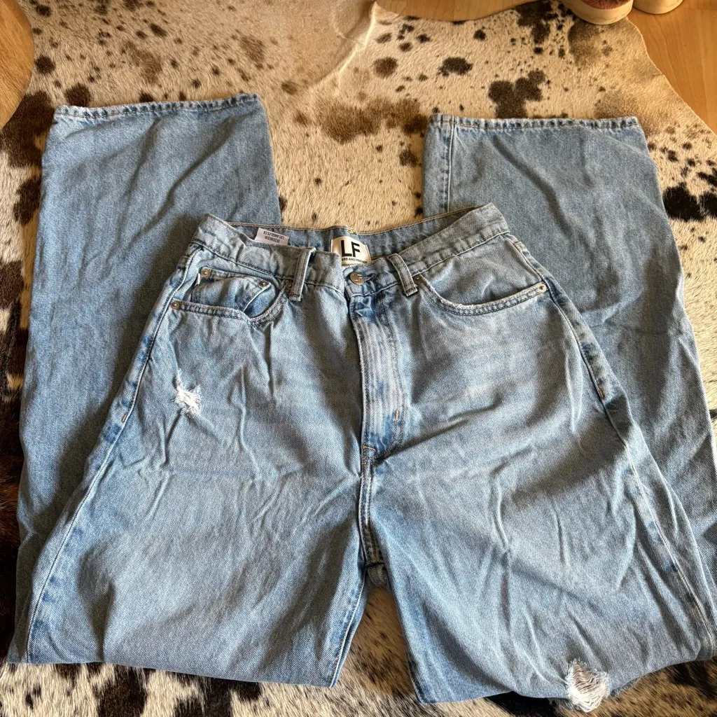 LOVERS‎ + FRIENDS Lennon Super High Rise Wide Leg Jeans SIZE 29 - Image 3