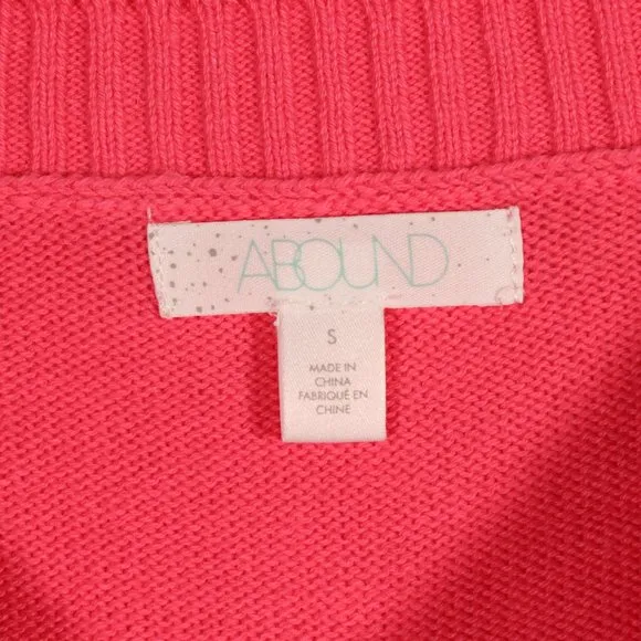 Abound NWT  V Neck Sweater in Pink Magenta - Image 4