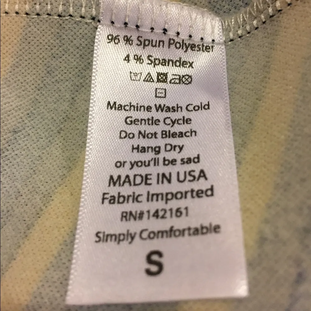 LuLaRoe ❤️ 3/$20! ❤️  Cassie Skirt Yellow Blue - Image 7