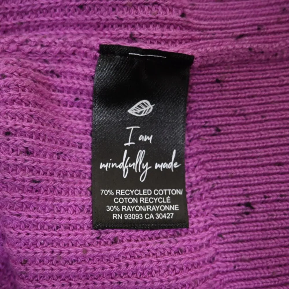 NIC+ZOE Womens XL Cheerful Chill Sweater in Pink Purple Mix NEW - Image 9