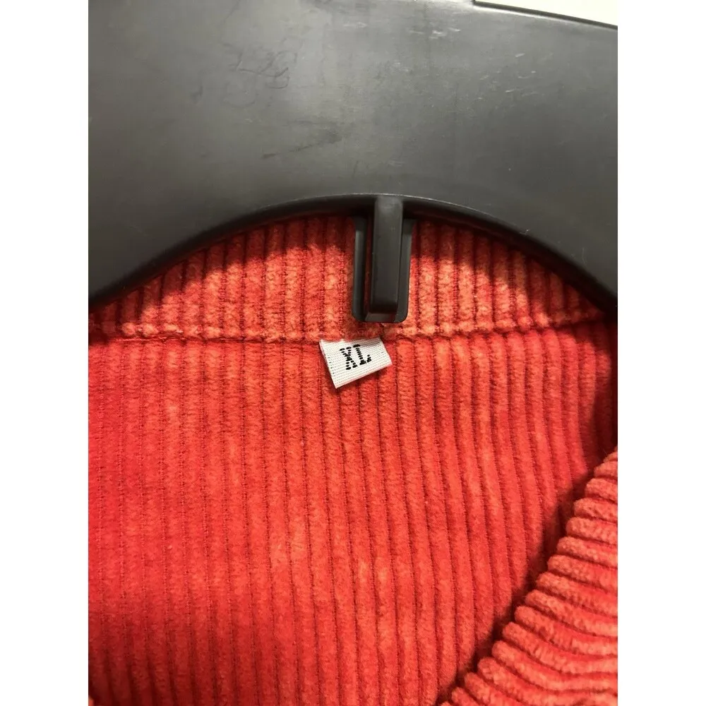 J. Lee Women’s Red Size XL Sequin football Game Day corduroy Fringe Jacket Coat - Image 3